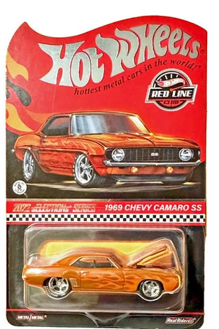 HOT WHEELS RLC ORANGE 1969 CHEVY CAMARO SS