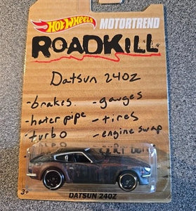 HOT WHEELS RLC MOTORTREND ROADKILL DATSUN 240Z