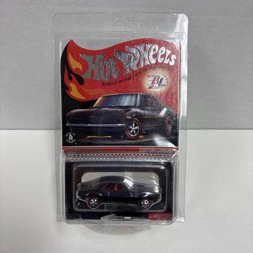 HOT WHEELS RLC BLACK CUSTOM CAMARO w/PATCH & PIN