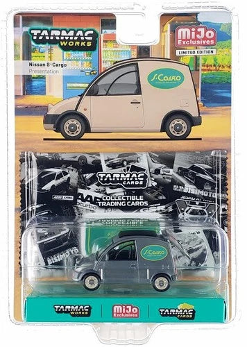 TARMAC RAW CHASE NISSAN S CARGO VAN w/PACK OF CARDS
