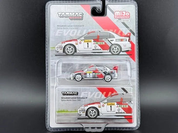 TARMAC CHROME CHASE MITSUBISHI LANCER EVOLUTION IV RALLYE MONTE CARLO 1997