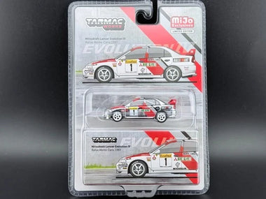 TARMAC CHROME CHASE MITSUBISHI LANCER EVOLUTION IV RALLYE MONTE CARLO 1997