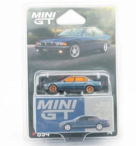 MINI GT CHASE #894 BMW 750IL SORRENTO BLUE METALLIC