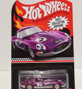 HOT WHEELS RLC PURPLE 2023 COLLECTOR EDITION JAGUAR LIGHTWEIGHT E-TYPE