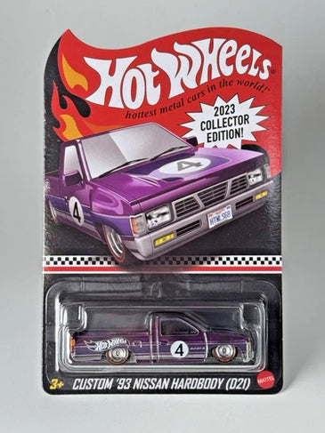 HOT WHEELS RLC PURPLE 2023 COLLECTOR EDITION CUSTOM '93 NISSAN HARDBODY (D21)