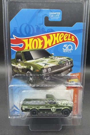 HOT WHEELS SUPER TREASURE HUNT GREEN DATSUN 620 PICKUP TRUCK