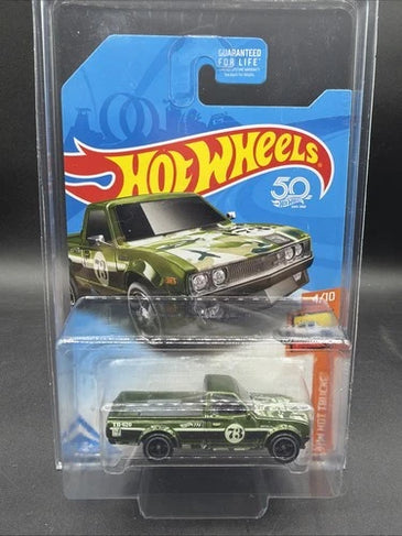 HOT WHEELS SUPER TREASURE HUNT GREEN DATSUN 620 PICKUP TRUCK