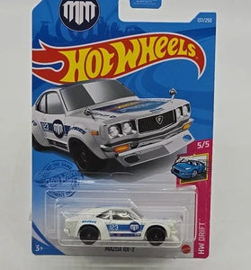 HOT WHEELS SUPER TREASURE HUNT WHITE MAZDA RX-3