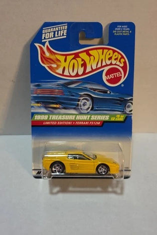 HOT WHEELS 1999 TREASURE HUNT FERRARI F512M
