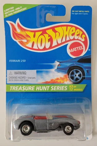HOT WHEELS 1996 TREASURE HUNT GREY FERRARI 250