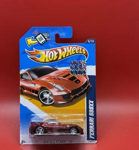 HOT WHEELS 2012 SUPER TREASURE HUNT RED FERRARI 599XX