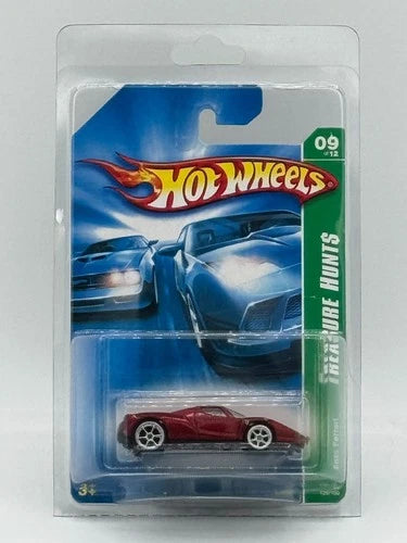 HOT WHEELS 2007 SUPER TREASURE HUNT RED ENZO FERRARI