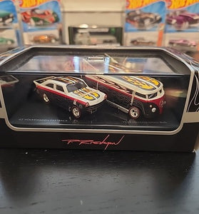 Hot Wheels 2010 Japan Convention VW Drag Bus Fastback 2-Car Set by Phil Riehlman