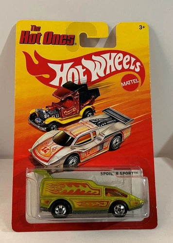 HOT WHEELS THE HOT ONES LIME VARIANT SPOILER SPORT IN PROTECTO