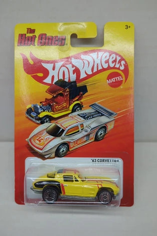HOT WHEELS THE HOT ONES YELLOW '63 SPLIT WINDOW CORVETTE
