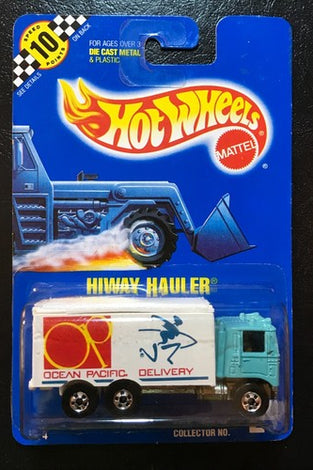 HOT WHEELS #24 OCEAN PACIFIC IWAY HAULER w/BLACKWALLS IN PROTECTO