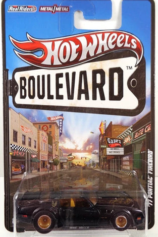 HOT WHEELS BOULEVARD BLACK '77 PONTIAC FIREBIRD