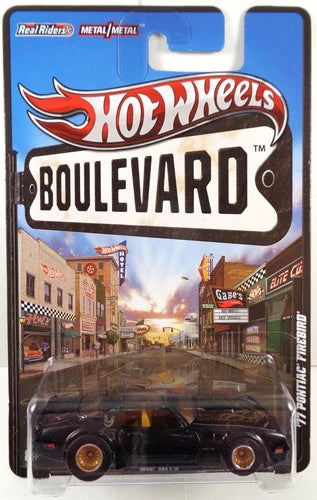 HOT WHEELS BOULEVARD BLACK '77 PONTIAC FIREBIRD