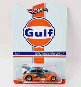 HOT WHEELS RLC GULF VOLKSWAGEN DRAG BEETLE #1038