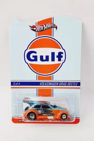 HOT WHEELS RLC GULF VOLKSWAGEN DRAG BEETLE #1038