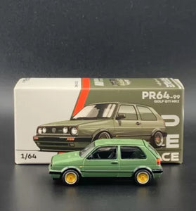 Pop Race Volkswagen Golf GTI MKII Green 1/64