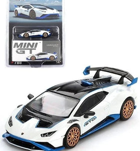 Mini GT 1:64 Lamborghini Huracán STO – Bianco Asopo