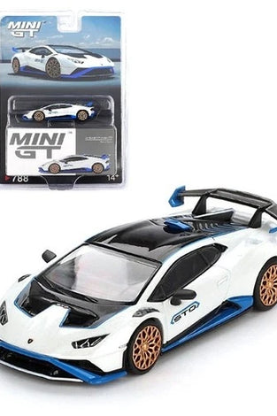 Mini GT 1:64 Lamborghini Huracán STO – Bianco Asopo