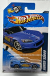 2012 HOT WHEELS #141 BLUE HONDA S2000 w/WINDSHIELD BANNER