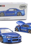 Kaido House x MINI GT 1:64 Skyline GT-R R34 V2 Aero SHINJUKU KHMG158