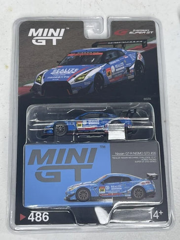 Mini GT 1:64 Nissan GT-R NISMO GT3 #56 KONDO RACING 2022 Super GT Series #486