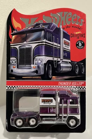 HOT WHEELS RLC PURPLE THUNDER ROLLER
