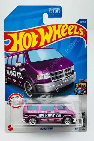 2022 HOT WHEELS SUPER TREASURE HUNT PURPLE DODGE VAN