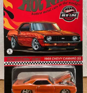 HOT WHEELS RLC ORANGE 1969 CHEVY CAMARO SS