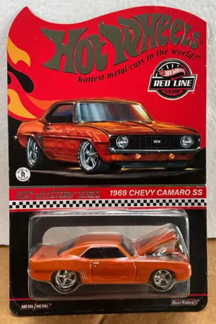 HOT WHEELS RLC ORANGE 1969 CHEVY CAMARO SS