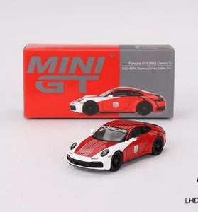 MINI GT 699 MINIATURE PORSCHE 911 (992) CORSA S SAFETY CAR 2023 IMSA DAYTONA