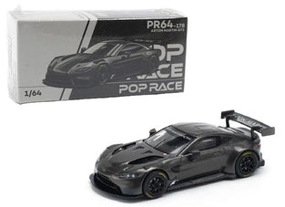 POP RACE ASTON MARTIN GT3 CARBON FIBER EDITION 1/64 PR640178