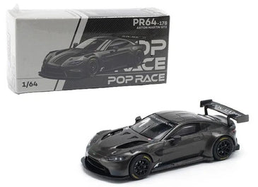 POP RACE ASTON MARTIN GT3 CARBON FIBER EDITION 1/64 PR640178