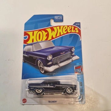 2022 HOT WHEELS SUPER TREASURE HUNT BLUE '55 CHEVY BEL AIR