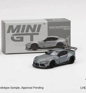 Mini GT Pandem Toyota GR Supra Matte Grey #250