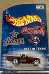 HOT WHEELS COCA COLA HOUSTON ASTROS RED '57 T-BIRD W/RR'S