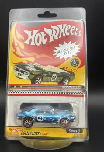 HOT WHEELS RLC NEO CLASSICS BLUE '67 CAMARO