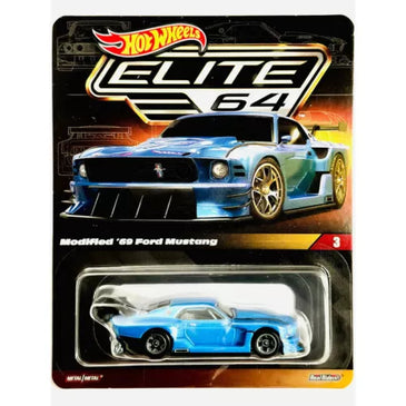 HOT WHEELS RLC ELITE MODIFIED '69 FORD MUSTANG IN PROTECTO
