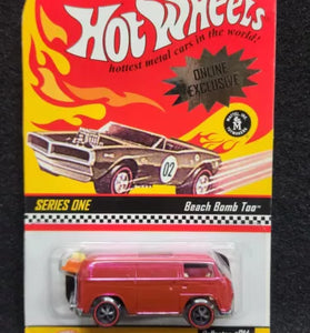 HOT WHEELS RLC ONLINE EXCLUSIVE PINK BEACH BOMB TOO