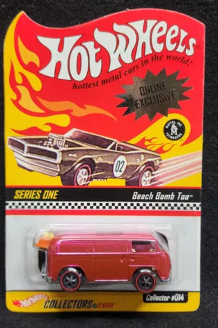 HOT WHEELS RLC ONLINE EXCLUSIVE PINK BEACH BOMB TOO