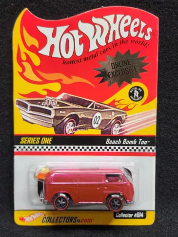 HOT WHEELS RLC ONLINE EXCLUSIVE PINK BEACH BOMB TOO