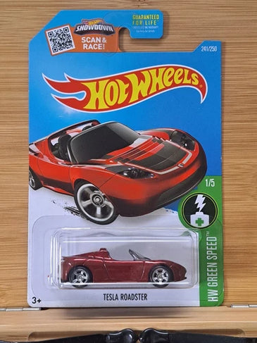 2016 Hot Wheels 2008 Tesla Roadster Super Treasure Hunt