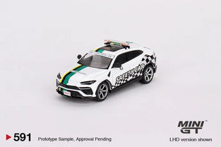 Mini GT 1:64 Lamborghini Urus 2022 Macau GP Official Safety Car #591