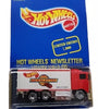 HOT WHEELS BLUE CARD #9 RED NEWSLETTER HIWAY HAULER W/RR'S