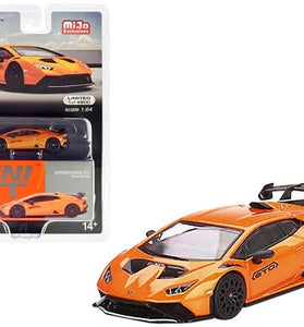 MINI GT Lamborghini Huracán STO Arancio Boreal Metal Diecast Car Model 1/64 #511