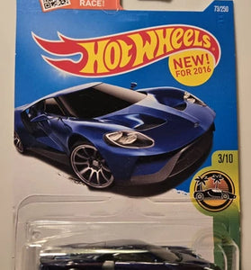 Hot Wheels 2016 SUPER Treasure Hunt '17 FORD GT Blue